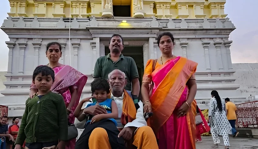 Spacious family rooms at Vinayaga by Poppys Rameswaram