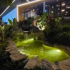 Family enjoying nature retreat and swimming pool at Poppys Tuskers Hill Resort Anaikatti