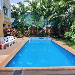 Clean rooms and swimming pool at Poppys Olive de’ Villa Pondicherry