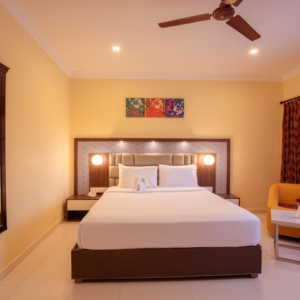 Luxury hotel rooms at Vinayaga by Poppy’s Rameshwaram near Ramanathaswamy Temple