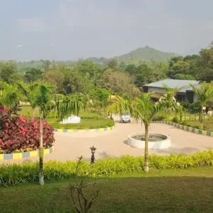 Swimming pool and recreational facilities at POPPYS Tuskers Hill Resort Anaikatti