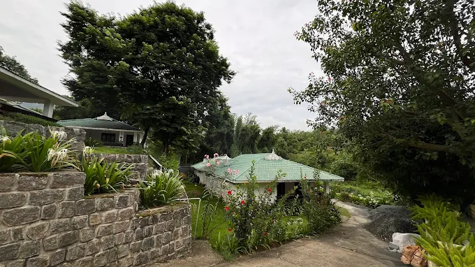 Luxury hilltop resort view at Tuskers Hill Resort Anaikatti