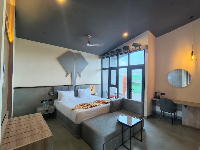 Clean resort room and guest service at Tuskers Hill Resort Anaikatti