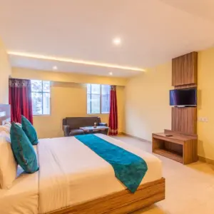 Romantic honeymoon room setup at Vinayaga Inn by Poppys Ooty